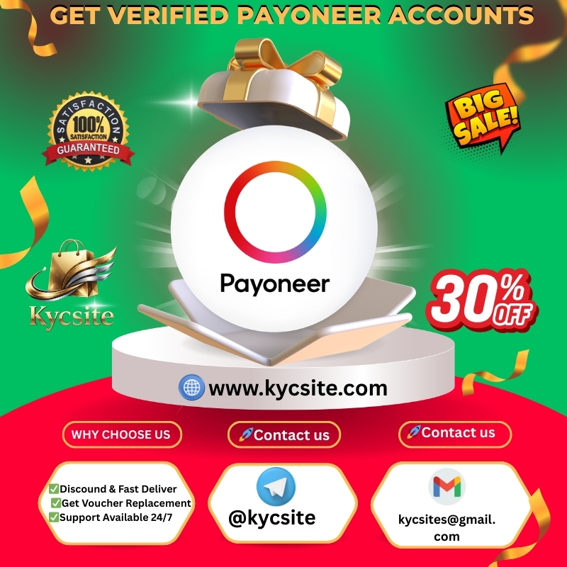 Get Verified Payoneer Accounts